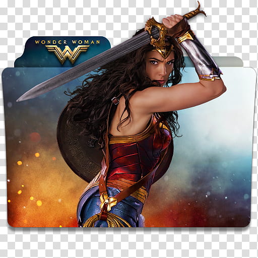 Wonder Woman  Folder Icon , Wonder Woman v transparent background PNG clipart