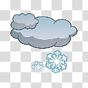 WSI Weather Icons As Seen on TV, Moderate Snow transparent background PNG clipart
