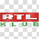 Television Channel logo icons, RTL club transparent background PNG clipart
