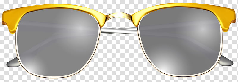 Cartoon Sunglasses, Aviator Sunglasses, Rayban Aviator Flash, Porsche Design P8478, Eyewear, Personal Protective Equipment, Yellow, Material transparent background PNG clipart