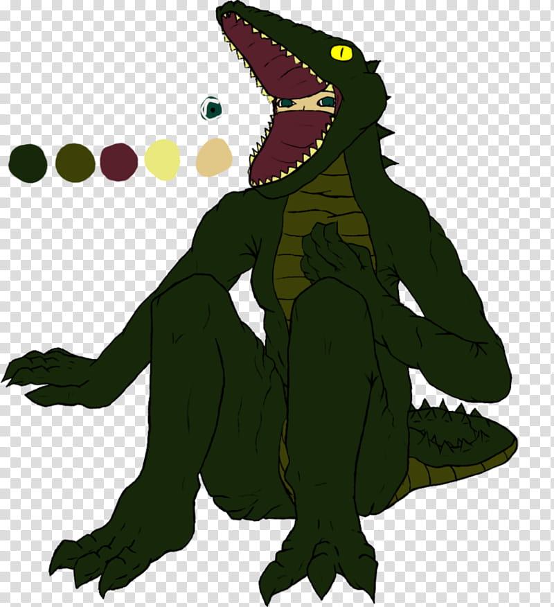 Croc costume TF, green dinosaur transparent background PNG clipart