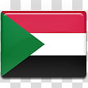 All in One Country Flag Icon, Sudan-Flag- transparent background PNG clipart
