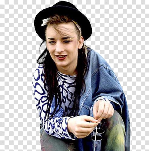 Boy George transparent background PNG clipart