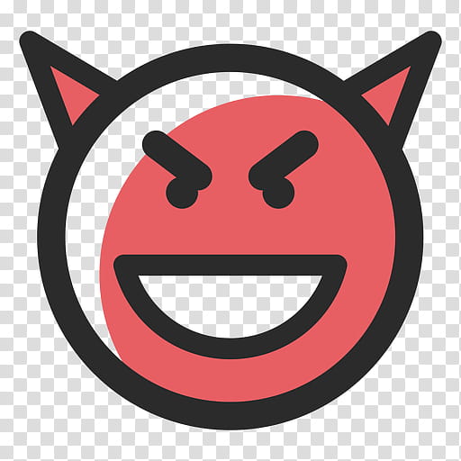 Smiley Face, Emoticon, Face With Tears Of Joy Emoji, Devil, Facebook, Pink, Facial Expression, Red transparent background PNG clipart