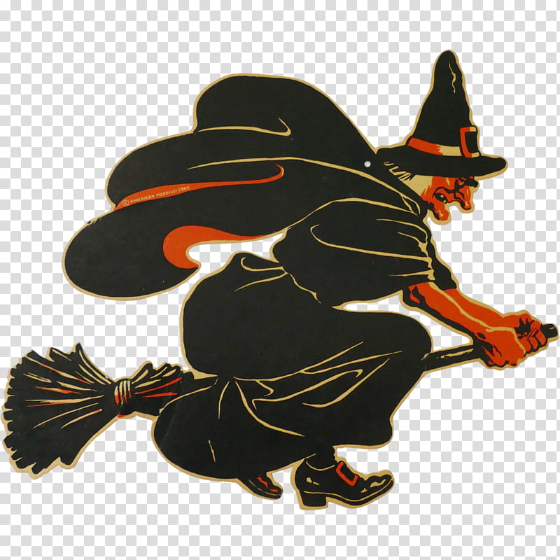 broom witch hat hat transparent background PNG clipart