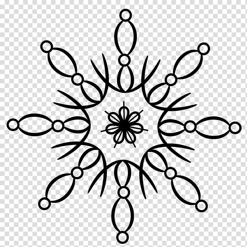 Ice Snow Flakes , black flower illustration transparent background PNG clipart