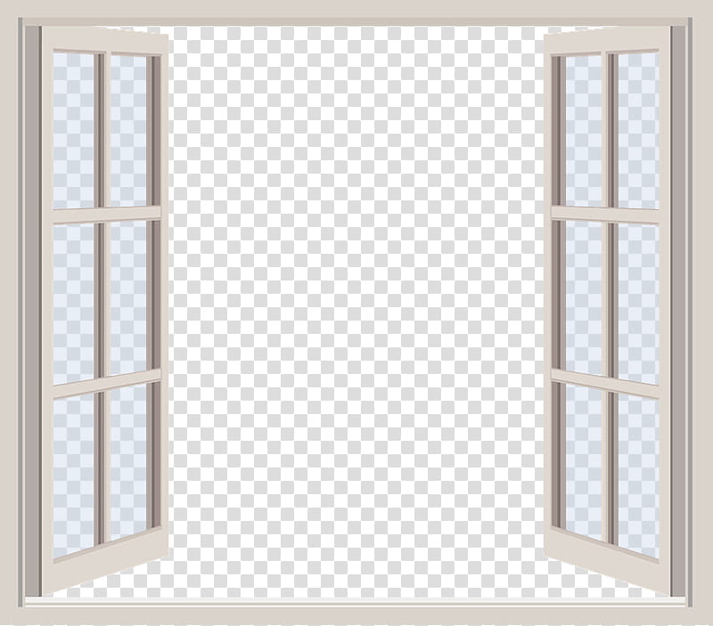 Windows ByunCamis, glass window with white frame illustration transparent background PNG clipart