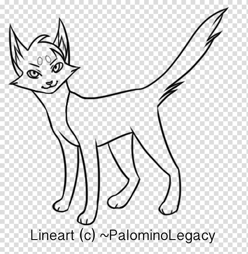 Free Cat Lineart, illustration of cat transparent background PNG clipart