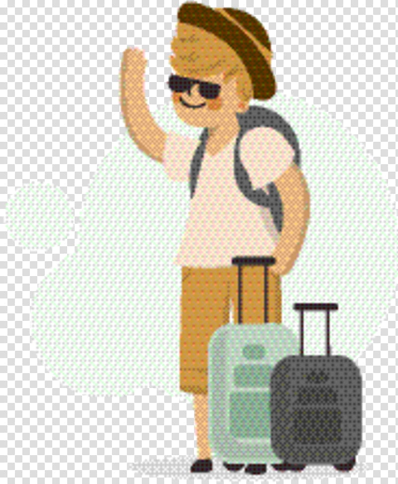 Suitcase, Human Behavior, Cartoon, Profession, Baggage transparent background PNG clipart