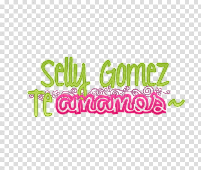 Selly Gomez Te Amamos transparent background PNG clipart