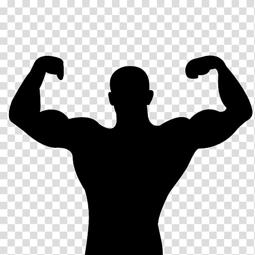 Man, Bodybuilding, Silhouette, Muscle, Drawing, Olympic Weightlifting, Shoulder, Arm transparent background PNG clipart