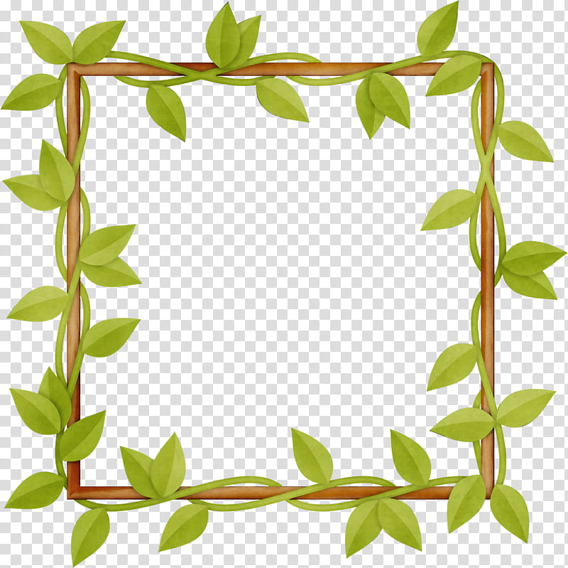 Watercolor Leaves Frame, Vine, Frames, Leaf, BORDERS AND FRAMES, Rattan, Leaf Frame, Watercolor Painting transparent background PNG clipart