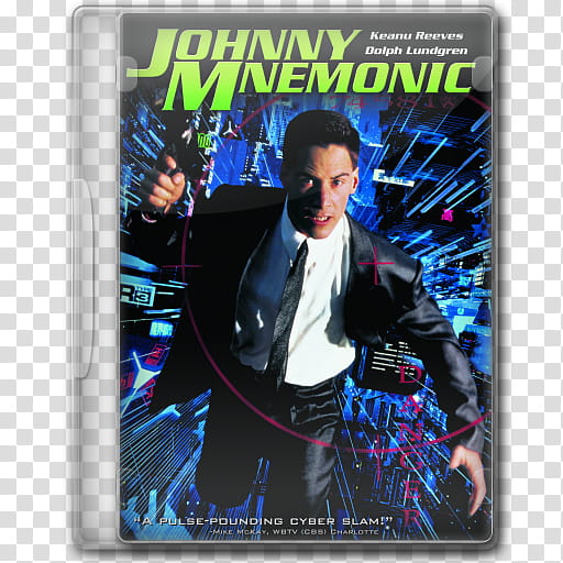 the BIG Movie Icon Collection J, Johnny Mnemonic transparent background PNG clipart