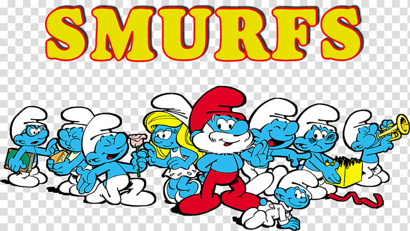 Christmas Line, Smurfette, Brainy Smurf, Papa Smurf, Comics, Comic Book, Smurfs, Cartoon transparent background PNG clipart