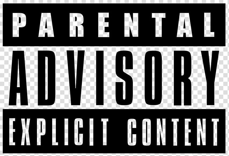 Parental Advisory, parental advisory explicit content text transparent background PNG clipart