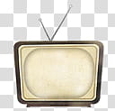 Retro Tv icon V, VOLKOV transparent background PNG clipart