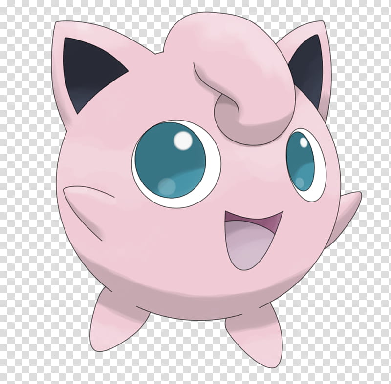 Jigglypuff, Pokemon character transparent background PNG clipart