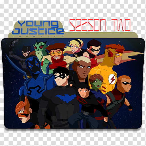 Young Justice complete seasons  and  icon , Young Justice season () transparent background PNG clipart