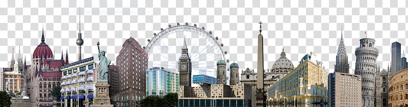 Buildings and Cities s, famous landmarks art transparent background PNG clipart