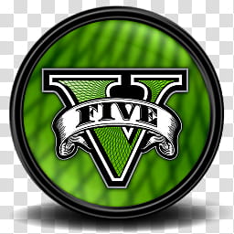 Grand Theft Auto V Game Icon, Gta _, Gta Five Logo Icon Transparent  Background Png Clipart | Hiclipart