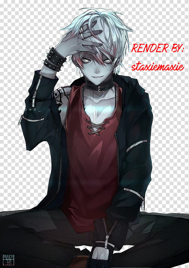 Unknown / Saeran Mystic Messenger Render, D drawing of a character from a game transparent background PNG clipart
