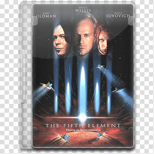 Movie Icon , The Fifth Element, The Fifth Element movie case transparent background PNG clipart