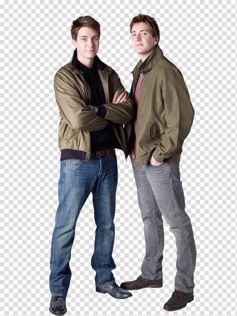 James y Oliver Phelps transparent background PNG clipart