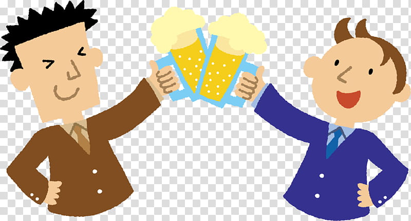 Beer, Banquet, Alcoholic Beverages, Shinnenkai, Toast, Drink, Greeting, Man transparent background PNG clipart