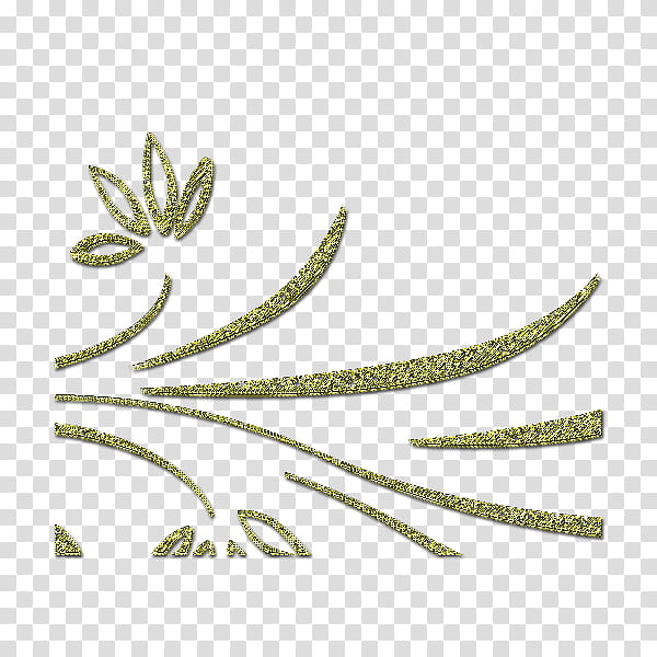 SDR Brushers Glitter Amarillos, green plant artwork transparent background PNG clipart