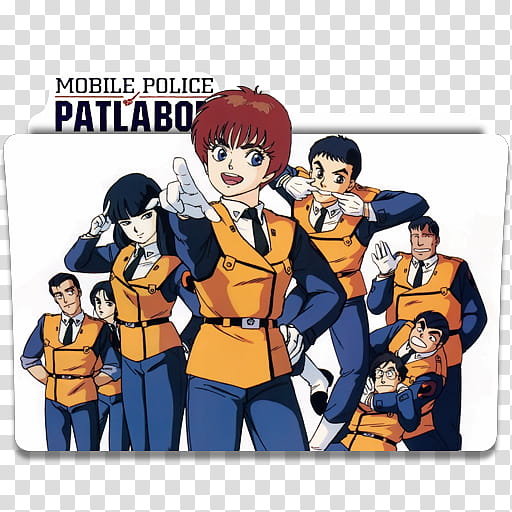 Anime Icon Pack , Mobile Police Patlabor v transparent background PNG clipart