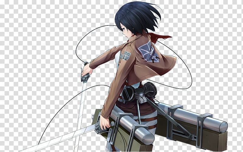 , Mikasa Ackerman transparent background PNG clipart