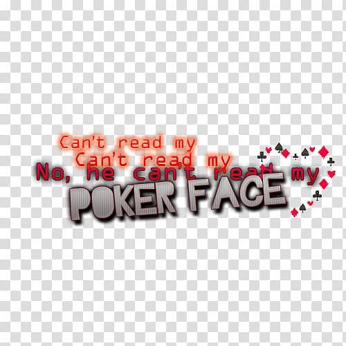 Lady Gaga TEXTOS texts, Poker Face transparent background PNG clipart