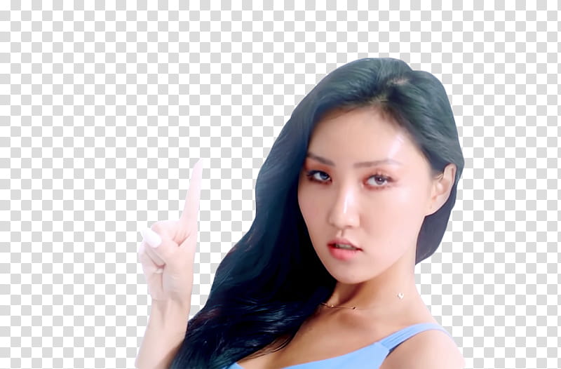 MAMAMOO EVERYDAY MV, woman raising her index finger transparent background PNG clipart