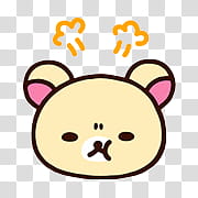 Facebook Rilakkuma stickers by transparent background PNG clipart