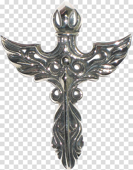 silver cross illustration transparent background PNG clipart