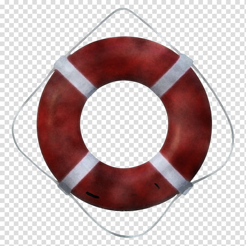 red lifebuoy maroon personal protective equipment circle, Lifejacket, Doughnut transparent background PNG clipart