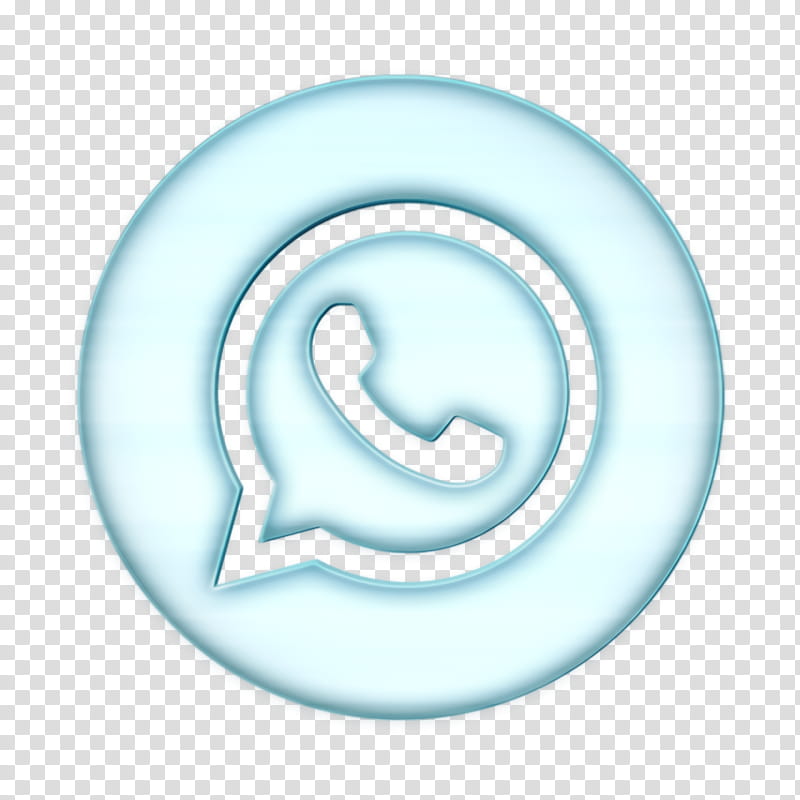 Social media icon Whatsapp icon, Circle, Symbol, Logo, Number, Blackandwhite transparent background PNG clipart