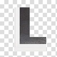 , black and white letter L illustration transparent background PNG clipart