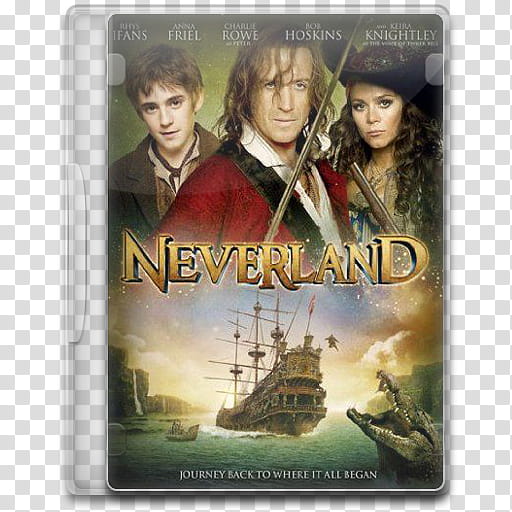 TV Show Icon , Neverland, Neverland DVD case transparent background PNG clipart