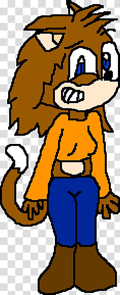 My Terrible Sonic OC, Krista the Cat. transparent background PNG clipart