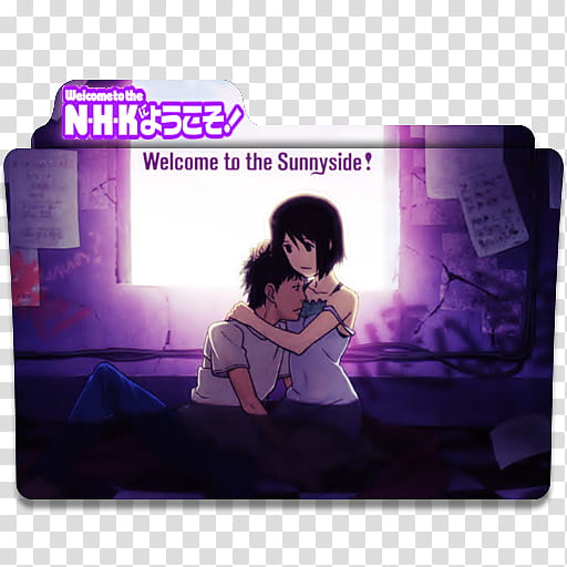 Anime Icon , welcome to the NHK v transparent background PNG clipart