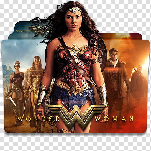 Wonder Woman  Folder Icon , Wonder Woman v logo transparent background PNG clipart