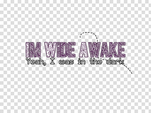 TEXTO DE WIDE AWAKE KATY PERRY transparent background PNG clipart