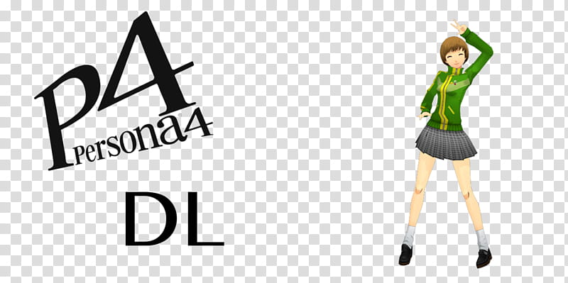 (MMD/Persona) Chie Satonaka DL, P Persona character transparent background PNG clipart