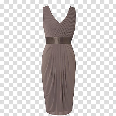 CLOTHING, gray sleeveless dress transparent background PNG clipart