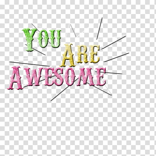 Textos en, you are awesome text bubble illustration transparent background PNG clipart