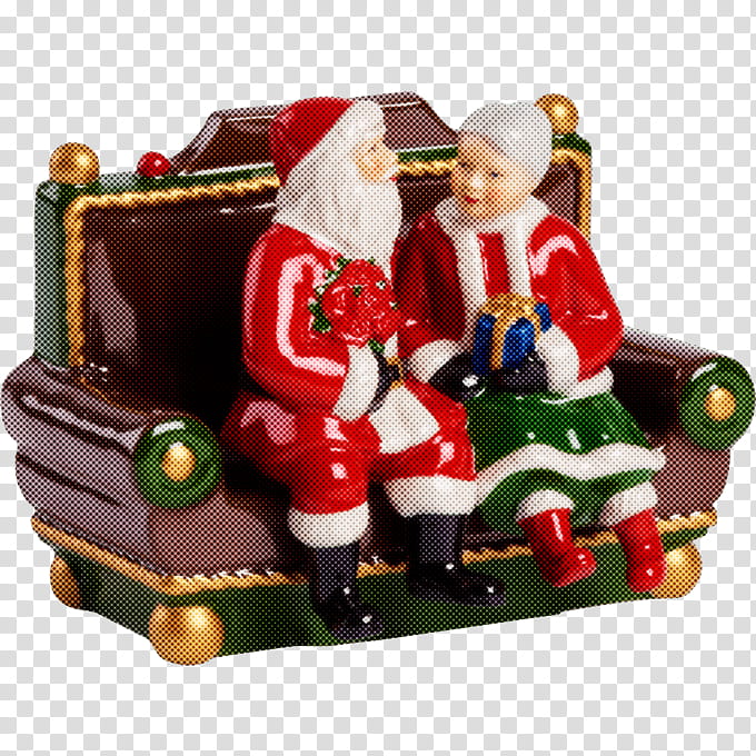 Santa claus, Figurine, Toy, Christmas Ornament, Christmas , Holiday Ornament, Vehicle, Christmas Decoration transparent background PNG clipart