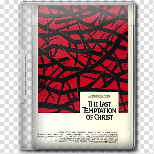 Movie DVD Icons , The Last Temptation of Christ transparent background PNG clipart