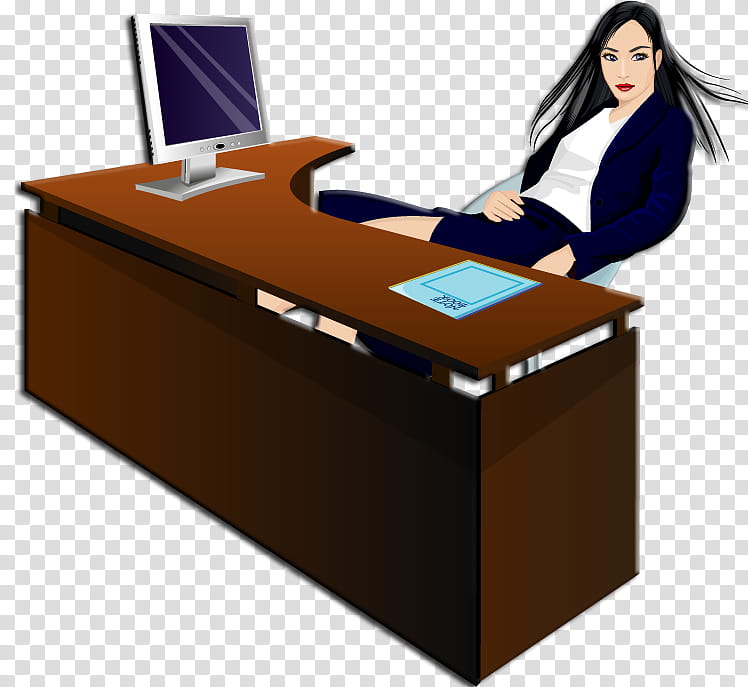 Woman, Drawing, Biuras, Furniture, Desk, Office Supplies, Table transparent background PNG clipart