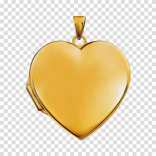 jewellery pendant locket yellow amber, Gold, Heart, Necklace, Body Jewelry, Metal transparent background PNG clipart